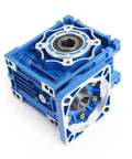 NMRV040 Worm Gearbox Speed Reducer 30 To 1 Beefy Torque Metal Gearhead with 86mm Flange, 14mm Input, 18mm Output for Nema34 Motors