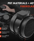 Mass Air Flow Sensor for 3.0L BMW Engines - 3 Pins, Plug And Play, fiberglass construction, close-up view