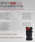 Map Sensor Replacement For 1998-2003 S10, 2002-2007 Trailblazer, 2002-2007 GMC Envoy, 2004-2007 Cadillac CTS, 2004-2007 Malibu, 2006-2008 Chevy Impala Engine Management Direct Fit