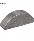 Woodruff Key Set, Ten Pieces, Steel Semicircular Keys, Three Millimeter Wide, Five Millimeter High, Thirteen Millimeter Diameter