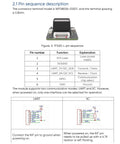 TFS20 Lidar Module for Robots and Drones With 0.2 to 20 Meter Range and 6 cm Precision Direct ToF Sensor pin connection diagram