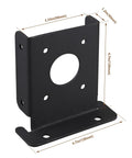 4 Pack Adjustable 4x4 Wood Fence Pergola Post Base Brackets Kit Beefy Heavy Duty Post Anchor For Deck Railing And Mailbox Posts Sturdy Black