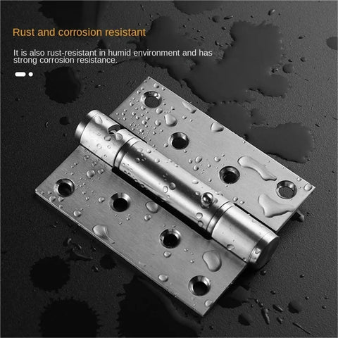 Hidden Self Closing Door Hinge Kit, Heavy Duty Steel Spring Closer With Self Rebound Positioning, wet surface exposure