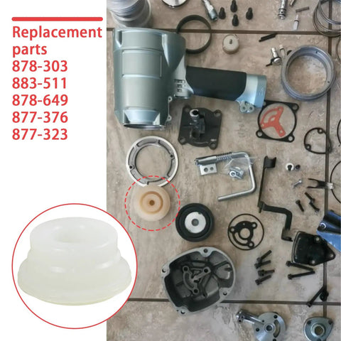 5 Pack Piston Bumper Replacement Set 878303 883511 Drop In Ready Fits NR83A NR83A2 NV65AA nail gun parts layout