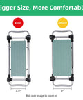 Comparison of basic and updated Upgraded Garden Kneeler And Seat Stool With Tool Pocket, Foldable Heavy Duty Bench For Gardeners.