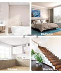 Image showing application of 12 Inch Shower Grab Bars For Bathroom Safety, Anti Slip Stainless Steel Rails For Elderly Seniors Handicap And Pregnant Women, Rust Proof For 10 Years, Gray Finish, 1 Pack in bathroom, bedroom, kitchen, and stairways.