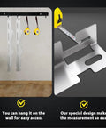 Beefy Pro Grade Heavy Duty Wheel Alignment Tool Plates Two Pieces Stainless Steel Toe Alignment Tool with measuring tape