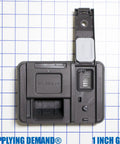 W11412300 W11092649 Dishwasher Detergent Dispenser Replacement on 1 inch grid