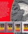 Refill Grit Kit With Top Notch 12,000 Grit Sub Micron Aluminum Oxide Extreme Polish For Unparalleled Rock Tumbler Shine product image