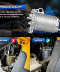Honda Fuel Pump Replacement For Rancher 420 Foreman 500 TRX420 TRX500 TRX700XX 2007-2014 ATV Models Drop-In Plug And Play With Precision Fuel Delivery 16700-HP5-602 installed view with before and after comparison.