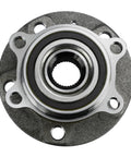 Front view of Beefy Front Wheel Bearing Hub Assembly Direct Fit For Audi A3 Q3 TT And Volkswagen Beetle Passat Golf Jetta Tiguan CC Rabbit