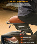 Beast 1500W Fat Tire Electric Bike With 48V 20Ah Battery showing cushioned seat and comfort features