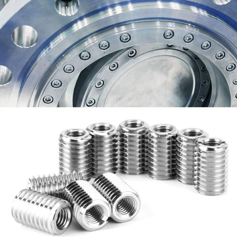 Insert Nut Thread Repair Kit With 10 Pieces For M6 x 1 0 Female And M10 x 1 5 Male Threads In 303 Stainless Steel