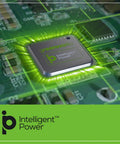Close-up of Intelligent Power chip illustrating technology used in 80V Self Propelled 21-Inch Cordless Lawn Mower with Brushless Motor.