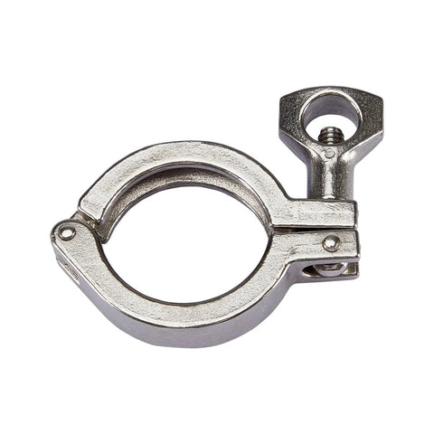 1.5-inch stainless steel sanitary butterfly valve with pull handle for tri-clamp fittings