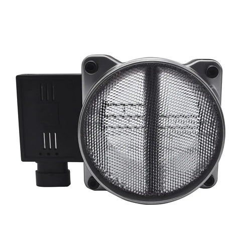 Front view of Mass Air Flow Sensor MAF 19208521 for Chevrolet GMC Pontiac and more fits C1500 C2500 C3500 Express Suburban Tahoe Camaro