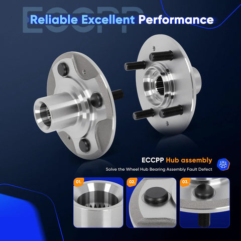 Front Wheel Hub Bearing Assembly OE 44600-S5D-A00 For Honda Civic 2001-2005 And Honda Fit 2009-2013, shown in detail.