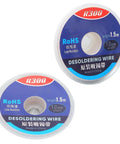Pro Grade Desoldering Wire Solder Wick For Electronics Fast Heat Conduction Copper Wick For PCB Boards 1.5m Length 4mm Width 1mm Thickness Easy Solder Removal High Purity Copper spools