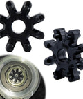 2 Pack Flexible Steering Coupler Replacement For Hyundai And Kia 56315-2K000FFF nylon pad rubber wheel joint shown with installation view