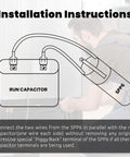 Diagram of Hard Start Kit For Air Conditioners With Hard Start Capacitor 115V To 288VAC That Cranks Up Torque Up To 500 Percent