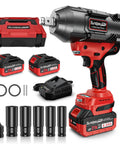 Cordless Impact Wrench With Brushless Motor Delivers Up To 1600 Foot Pounds Of Torque And 2100 Nm Three Quarter Inch Drive