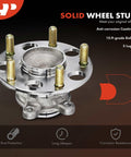 Rear Wheel Bearing and Hub Assembly for Honda Civic 2006 2011 L4 1.8L FWD with Five Wheel Studs and Rust Protection
