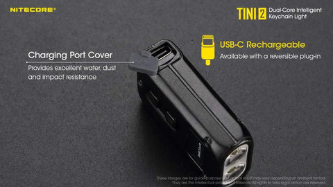 Super Bright Ultra Compact Keychain Flashlight With 500 Lumen Output USB C Rechargeable And Digital Display Pocket Sized Under 1 Oz Delivers A 97 Yard Beam For Everyday Carry