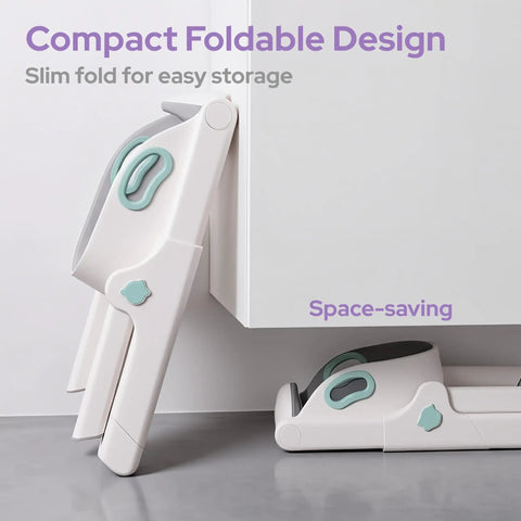 Heavy Duty Potty Training Seat And Step Stool For Toddlers Features Rock Solid Anti Slip Grip Extended Splash Guard Easy Foldable Frame Hassle Free Setup Smooth Transition To Regular Toilets