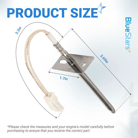 Upgraded Ultra Durable Temperature Sensor Probe For Samsung And LG Ovens Replacement DG32-00002B EBG61305805 PS4240743 6322B62214A PS11732697 Pro Grade Compatible With Most Range Models, 3.69in probe, 304 stainless steel