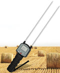 Portable Hay Moisture Tester With Backlit Large Screen, Dead-On 0.5% Accuracy, Fast Readings From 0 To 80% Moisture, Handy Probe For Forage Like Alfalfa, Orchard Grass, And Bales on hay field