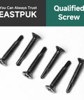 Top Shelf Black Serrated Self Drilling Screws Eight By One Inch Tough As Nails 410 Stainless Steel Fasteners With Included Drill Bit Zero Hassle Install Flat Head Hardware 300 Pack For Steel Metal Window And Door Frames.