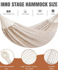Mayan Style Handwoven Rope Hammock For Two With Carry Bag Cozy 120 Inch Long By 67 Inch Wide Bed 500 Pound Capacity