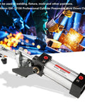 Heavy Duty Pneumatic Clamp Cylinder 300mm Reach for Welding, Fixtures and Industrial Jigs, Precise Hold With 230 Kg Clamping Force