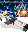 300mm Pneumatic Hold Down Clamp For Welding And Fixtures Heavy Duty Cylinder Clamp with built-in air control