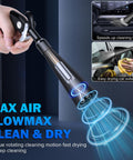 Pro Grade High Pressure Car Cleaning Gun With Dual Nozzles For Fast Dust Removal And Deep Cleaning Air Blow Gun in use