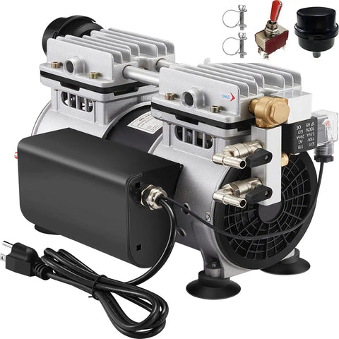 Heavy Duty Pond Aerator With 5.2 CFM For Ponds And Lakes Up To 3 Acres, 3/4 HP Compressor, Deep Water Oxygen Circulation Pump