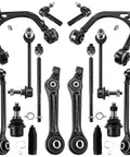 Beefed Up Front Suspension Kit For RWD Cars 05 2010 Chrysler 300 Challenger Charger Magnum 16 Piece with control arms