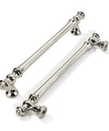 10 Pack Six And A Quarter Inch Polished Nickel Cabinet Pulls 160mm Drawer Handles For Cabinets And Drawers Zinc Alloy Hardware