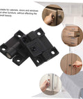 Adjustable Plastic Cabinet Hinges with Torque Friction Folding Support for kitchen, bathroom, office showing product and application.