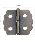 Rotating Concealed Hinge Set Four Pieces For Kitchen Cabinets And Furniture Doors Durable Wear Resistant Fittings 23mm x 12.5mm