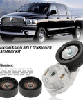 Heavy Duty Drive Belt Tensioner Assembly For Dodge Ram 1500 2500 3500 2003 Through 2008 Trucks Keeps Engine Smooth No Squeak Noise Or Vibration Ever Again Parts Match OEM 53032130AC 38058 38382 Guaranteed Quality, belt tensioner kit with pulley and bracket