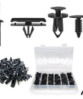 Jeep Wrangler Fender Clip Kit 161 Pieces Premium Push Pins Rocker Molding Clips Grill Bumper Pins in plastic case with tool