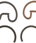 U Joint Retainer Assortment Kit 8 Pack Universal Fit For Drivetrain Replacement, high quality metal construction, various sizes and styles.
