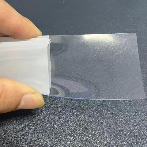 Premium Nylon Tea Filter Bags 2 By 4 Inches Pre Flipped in hand, showing clear durable material