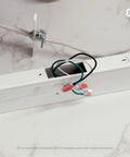 Wiring detail of Led Under-Cabinet Light Fixture 1000 Lumen Daylight Plug-In, Linkable Slim Profile Kitchen Lighting Kit, 24-Inch