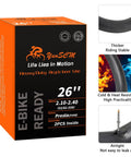Two Pack Beefy 26 Inch Bike Inner Tubes 26x2.10 To 2.40 With FV48mm Presta Valve in orange box packaging