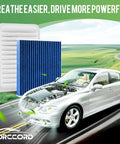 Activated Carbon Cabin And Engine Air Filter Kit Replacement Fits Toyota Corolla 2009 To 2019 1.8L Matrix 2009 To 2014