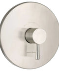 Serin Central Thermostat Trim Kit With Metal Knob Handle, Solid Brass Trim, Gotta Pair It With On Off Volume Control To Complete Set, Satin Nickel Finish, ADA Compliant, Durable Bath Shower Valve Trim