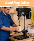 Wood Plug Cutter in use with Built Like A Tank 5 Piece Wood Plug Cutter Set Carved From Tough High Carbon Steel Bits.
