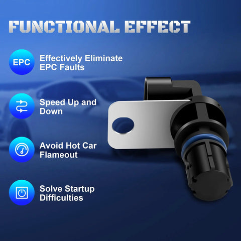 Crankshaft Position Sensor Plug And Play Direct Fit For Chevy Silverado 1999 To 2006 Tahoe Suburban Avalanche Trailblazer Camaro GMC Sierra Envoy Yukon Savana Express Cadillac Escalade 12560228 12555566 5S1692 plug-in sensor with EPC icon